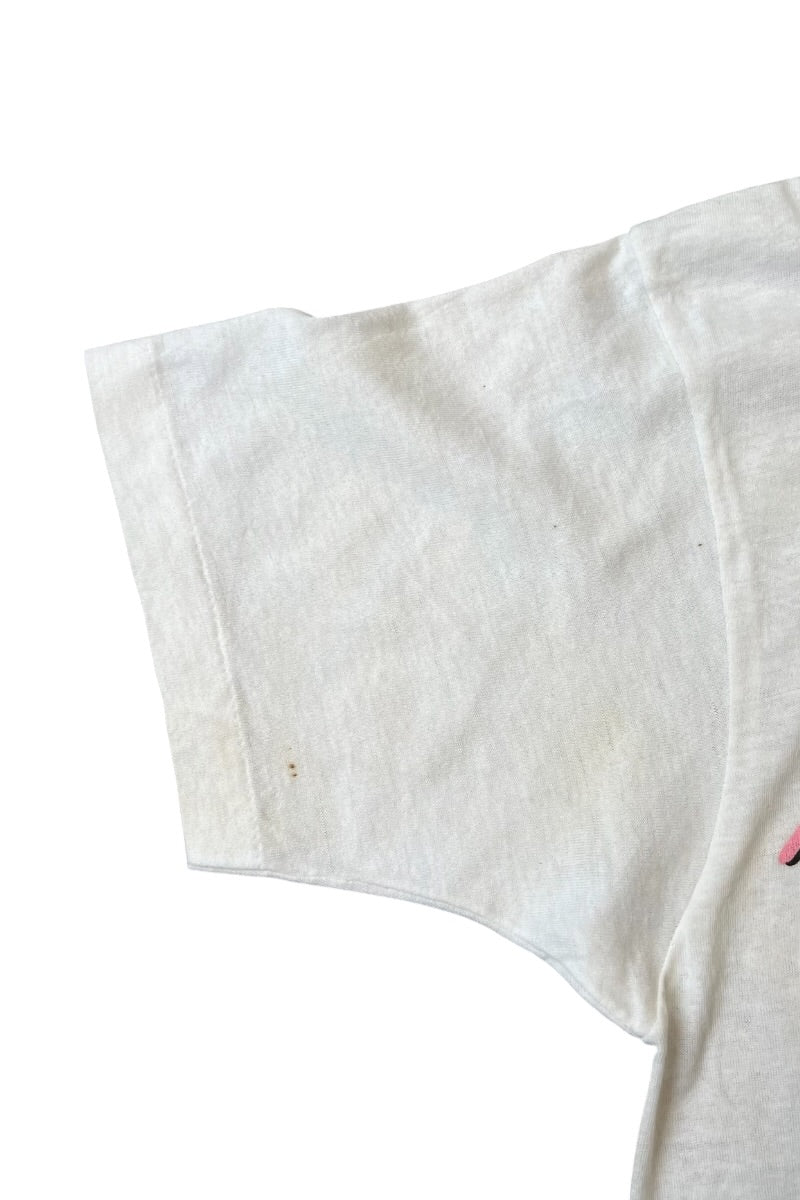 MADE IN USA 89'S TIFFANY MUSIC T-SHIRT / WHITE [SIZE: S USED]