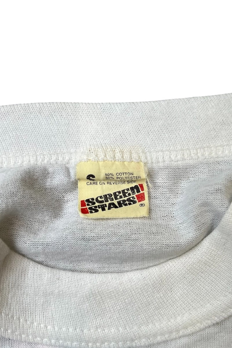 MADE IN USA 89'S TIFFANY MUSIC T-SHIRT / WHITE [SIZE: S USED]