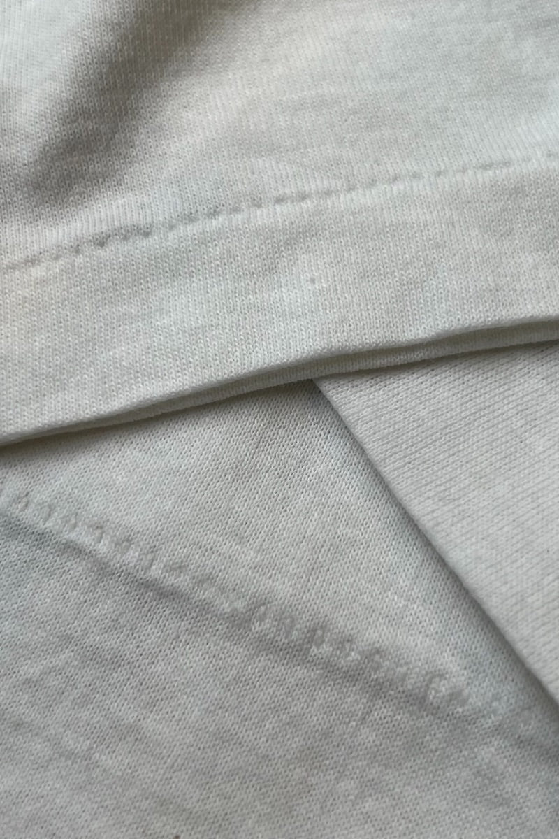MADE IN USA 89'S TIFFANY MUSIC T-SHIRT / WHITE [SIZE: S USED]