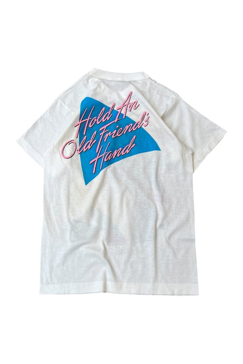 MADE IN USA 89'S TIFFANY MUSIC T-SHIRT / WHITE [SIZE: S USED]