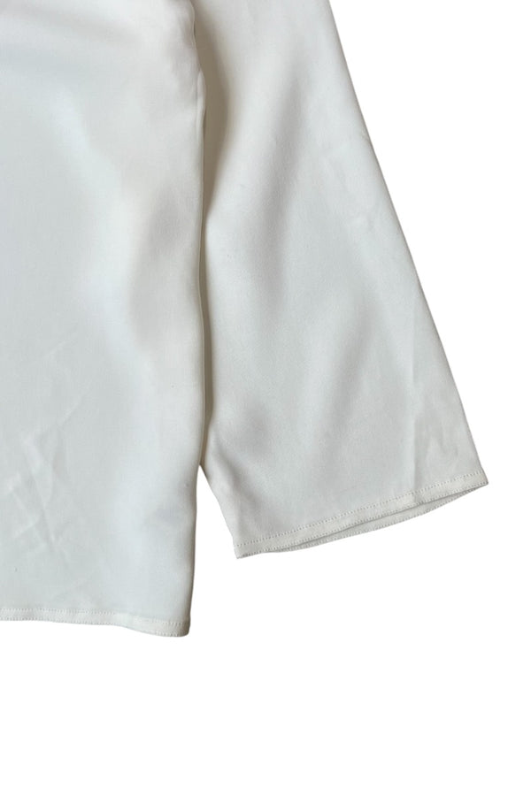L/S VISCOSE T-SHIRT / WHITE [SIZE: M USED]