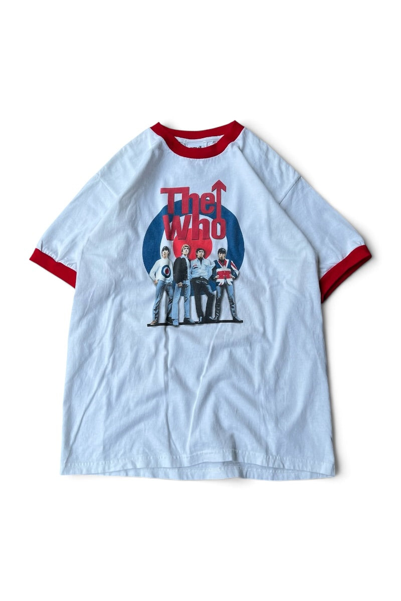 Y2K EARLY 00'S THE WHO BAND RINGER T-SHIRT / WHITE [SIZE: M USED]