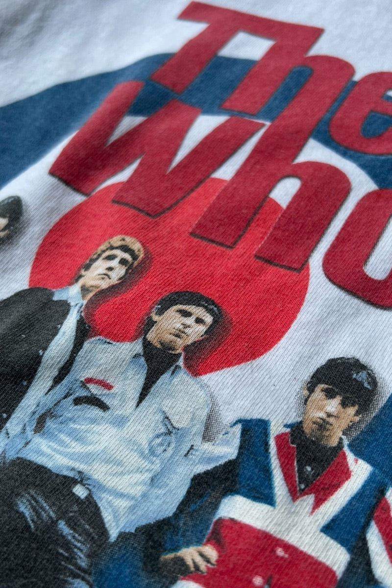 Y2K EARLY 00'S THE WHO BAND RINGER T-SHIRT / WHITE [SIZE: M USED]
