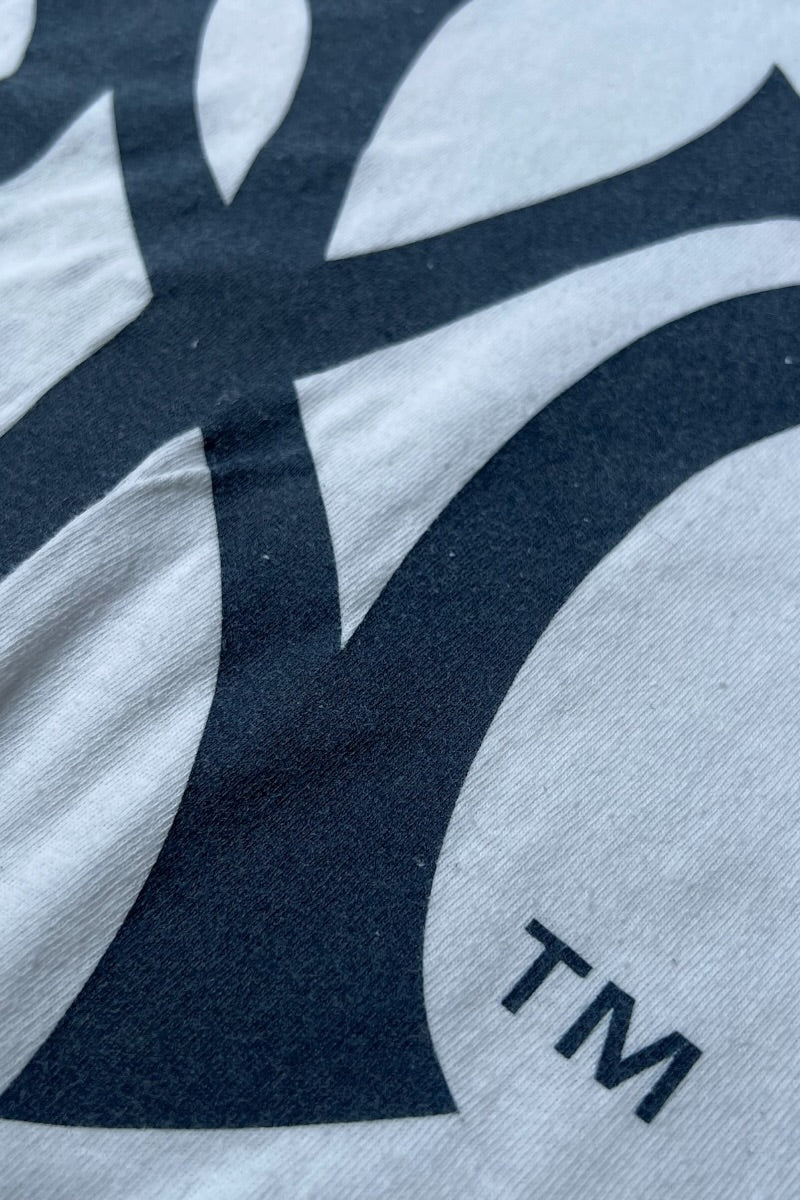 90'S-Y2K EARLY 00'S NY YANKEES T-SHIRT / WHITE [SIZE: XL USED]