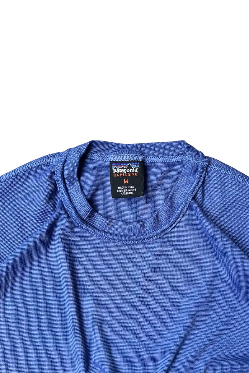 MADE IN USA 98'S CAPILENE T-SHIRT / BLUE [SIZE: M USED]