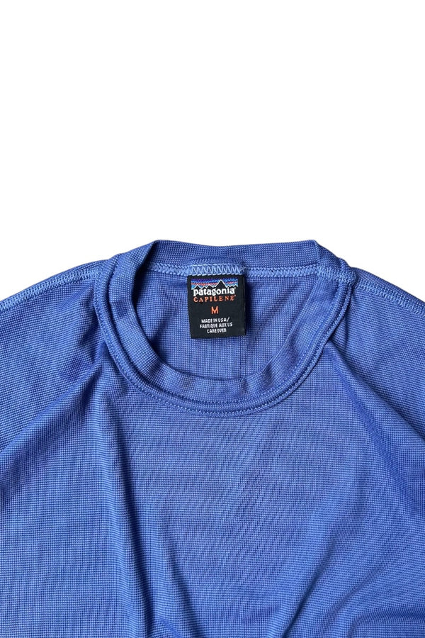 MADE IN USA 98'S CAPILENE T-SHIRT / BLUE [SIZE: M USED]