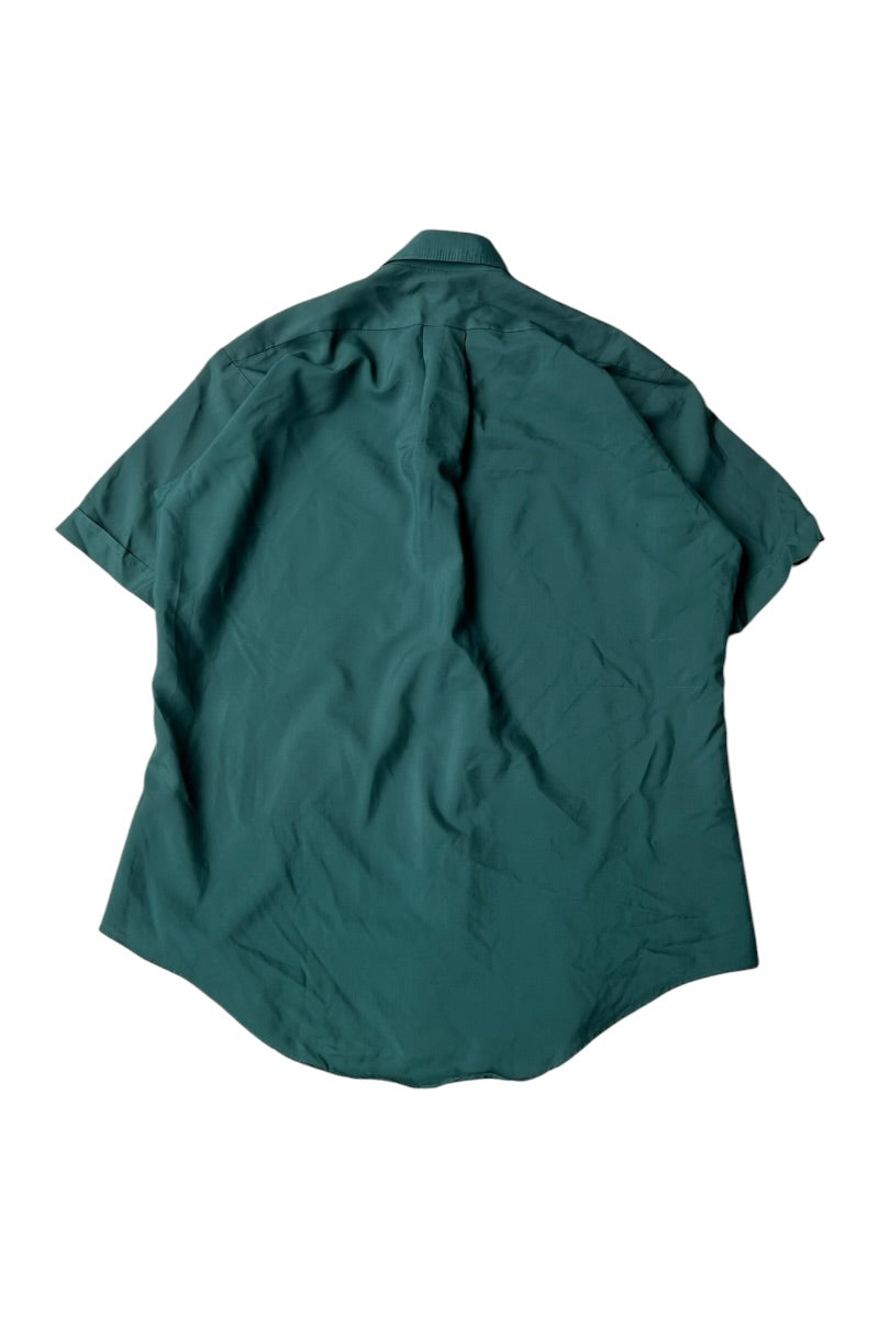 70'S S/S SHIRT / GREEN [SIZE: M USED]