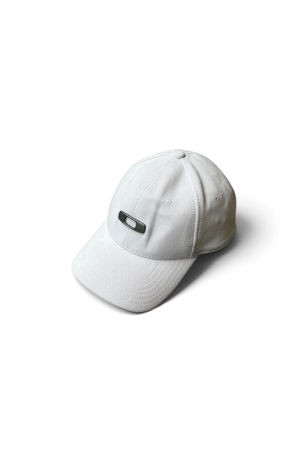 Y2K EARLY 00'S LOGO CAP / WHITE [SIZE: ONE SIZE USED]