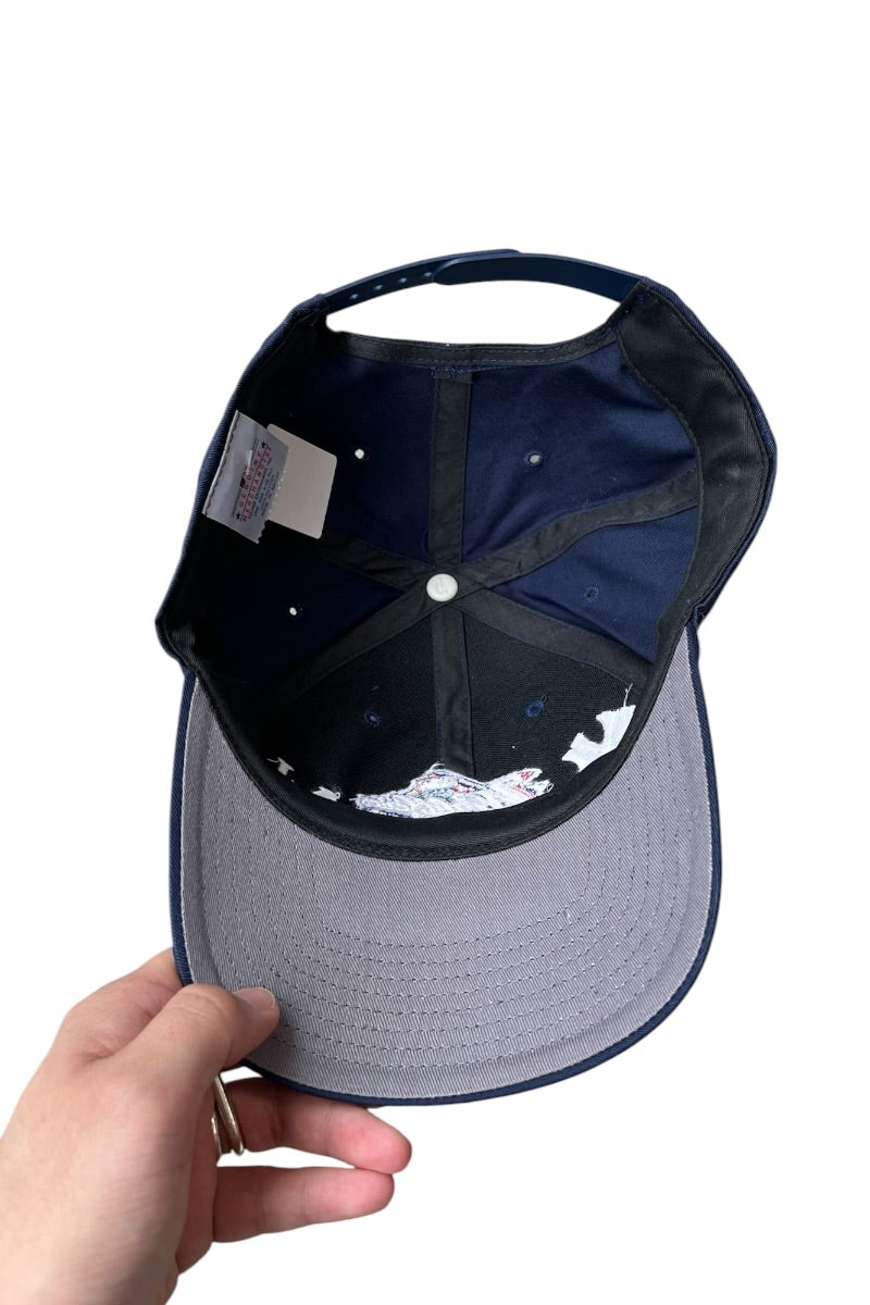 98'S NY YANKEES WORLD SERIES 6 PANEL CAP / NAVY [SIZE: ONE SIZE DEADSTOCK/NOS]