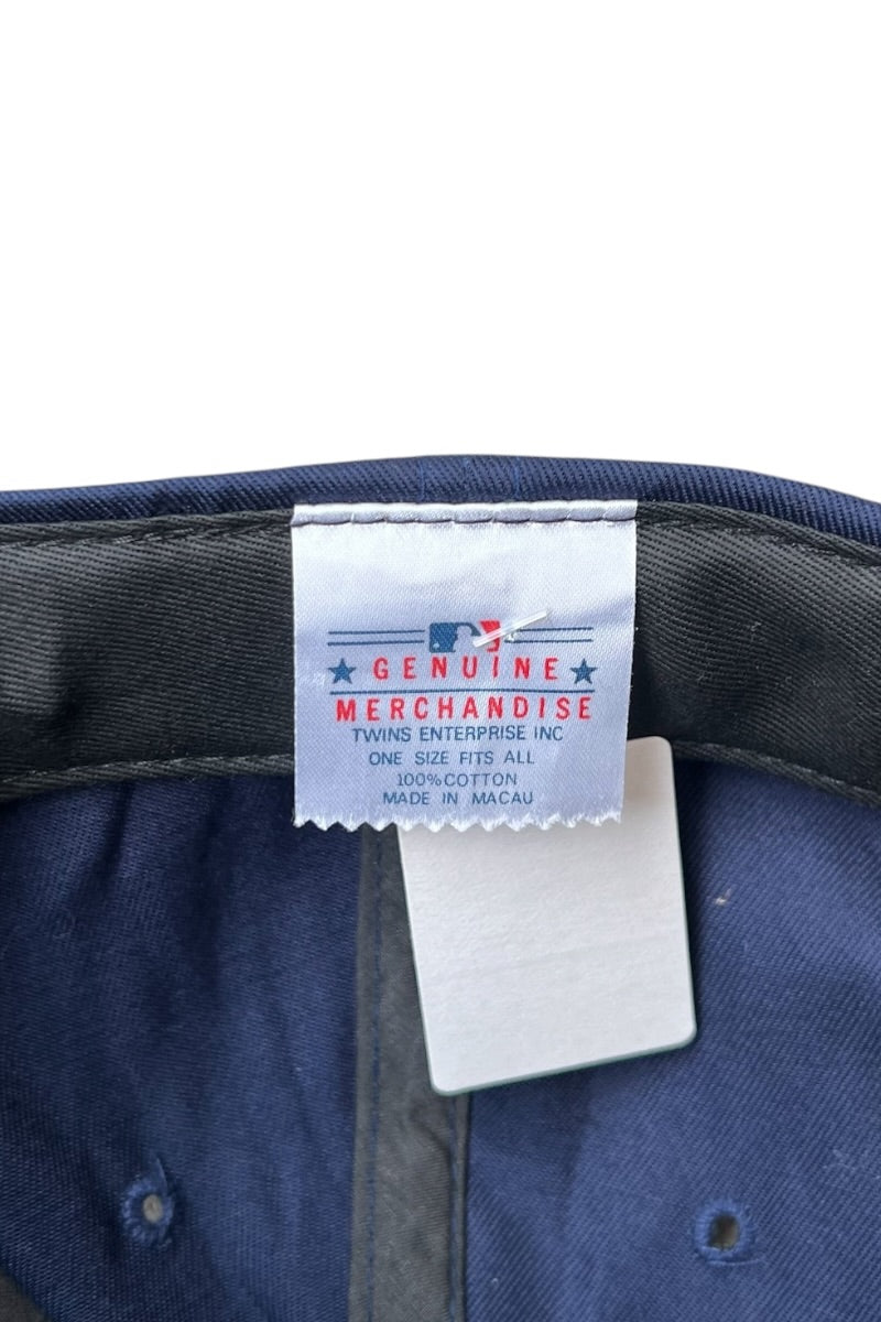 98'S NY YANKEES WORLD SERIES 6 PANEL CAP / NAVY [SIZE: ONE SIZE DEADSTOCK/NOS]