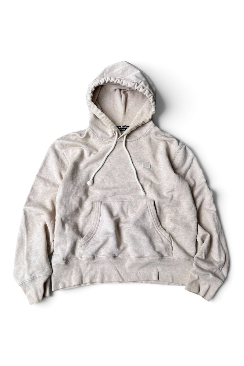 MADE IN PORTUGAL TONY FACE HOODIE SWEATSHIRT / BEIGE [SIZE: L USED]
