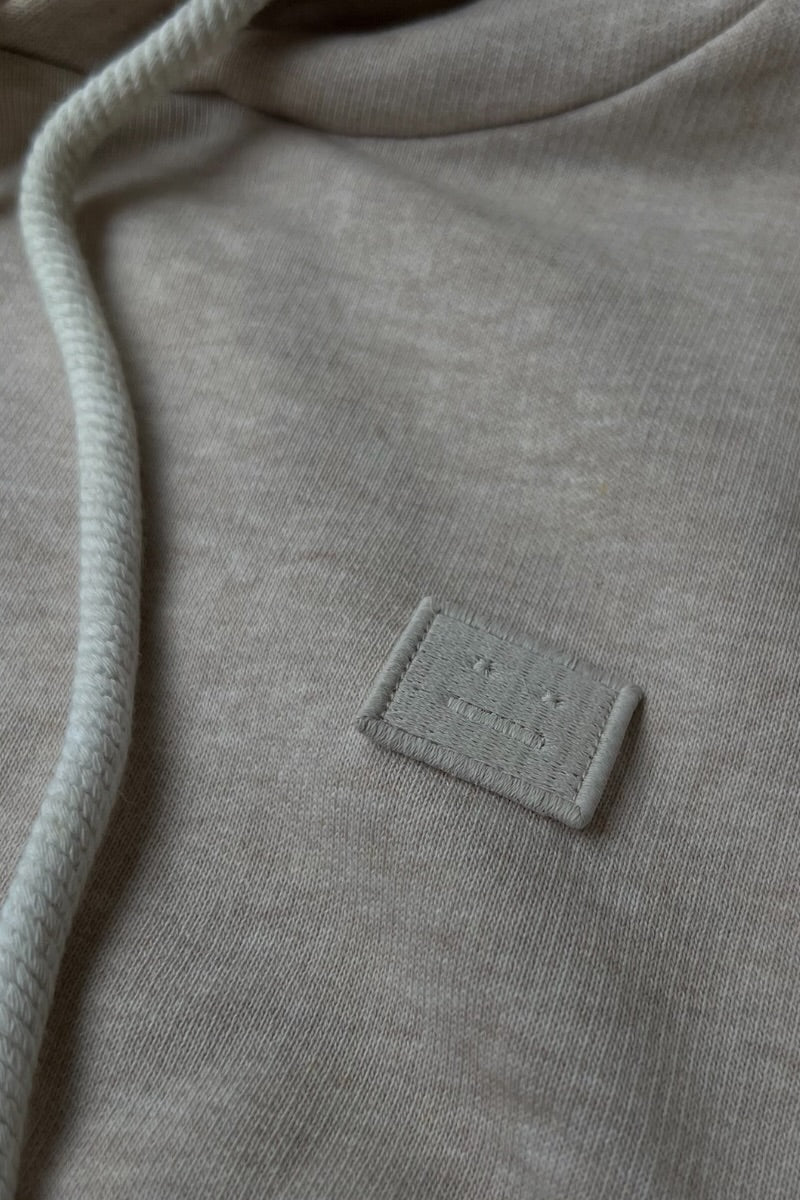 MADE IN PORTUGAL TONY FACE HOODIE SWEATSHIRT / BEIGE [SIZE: L USED]