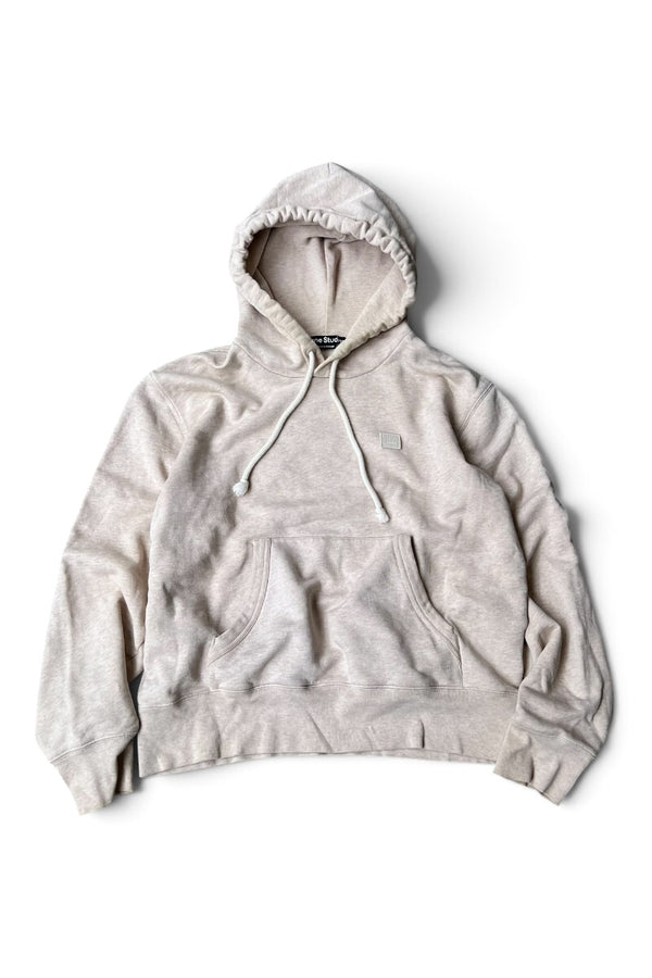 MADE IN PORTUGAL TONY FACE HOODIE SWEATSHIRT / BEIGE [SIZE: L USED]