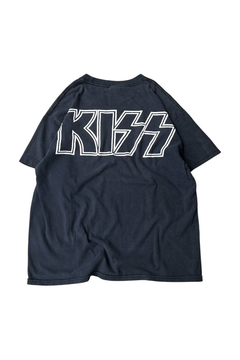 MADE IN MEXICO 96'S KISS BAND T-SHIRT / BLACK [SIZE: L USED]