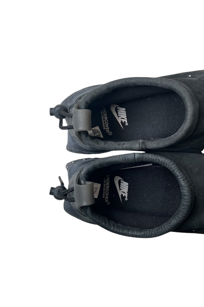MADE IN ITALY DIAMANTE LEATHER LOAFERS / BLACK [SIZE: US9 (equivalent to 27cm) USED]