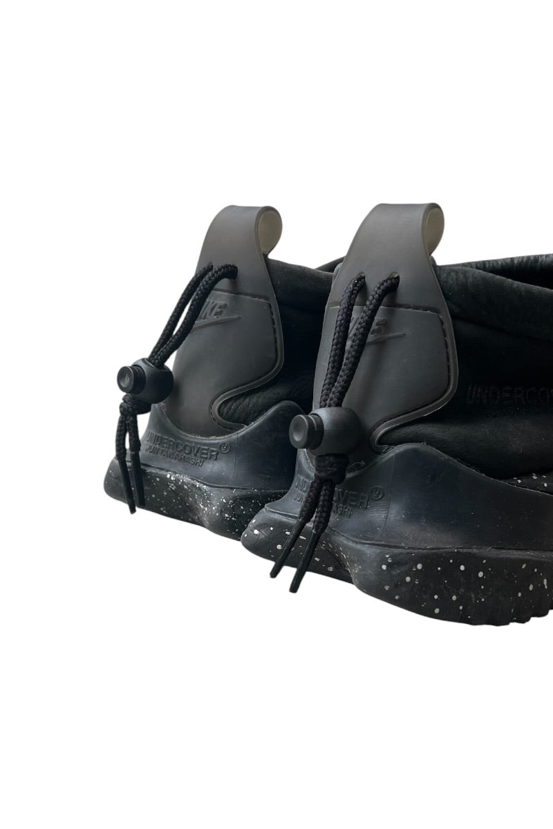 MADE IN ITALY DIAMANTE LEATHER LOAFERS / BLACK [SIZE: US9 (equivalent to 27cm) USED]