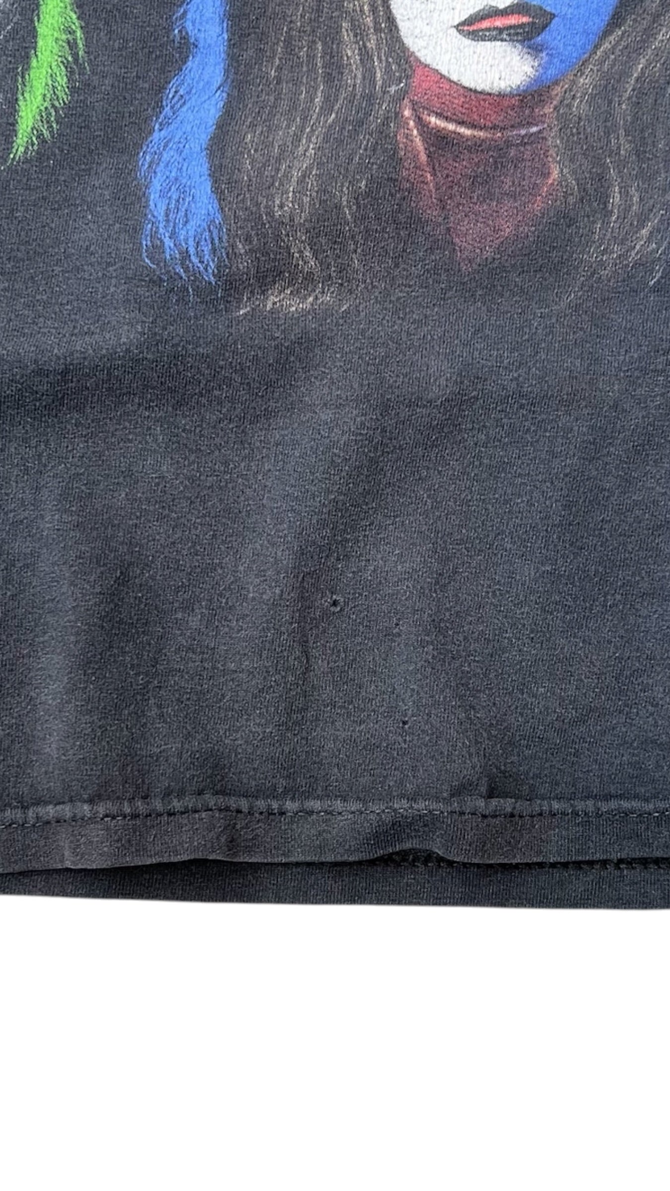 MADE IN MEXICO 96'S KISS BAND T-SHIRT / BLACK [SIZE: L USED]