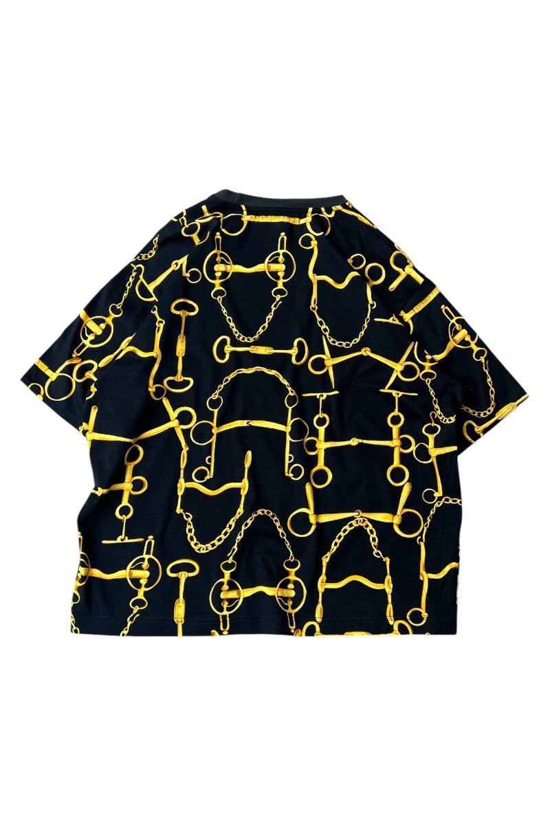 MADE IN ITALY 94-04'S HOUSEBIT GRAPHIC T-SHIRT TOM FORD ERA / BLACK [SIZE: S USED]