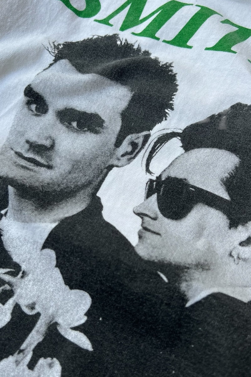 Y2K EARLY 00'S THE SMITHS BAND T-SHIRT / WHITE [SIZE: XL USED]