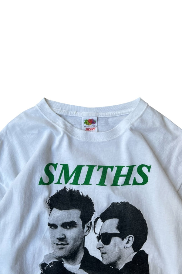Y2K EARLY 00'S THE SMITHS BAND T-SHIRT / WHITE [SIZE: XL USED]