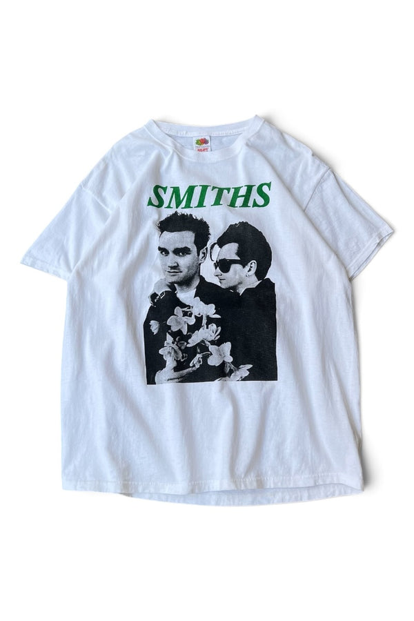 Y2K EARLY 00'S THE SMITHS BAND T-SHIRT / WHITE [SIZE: XL USED]