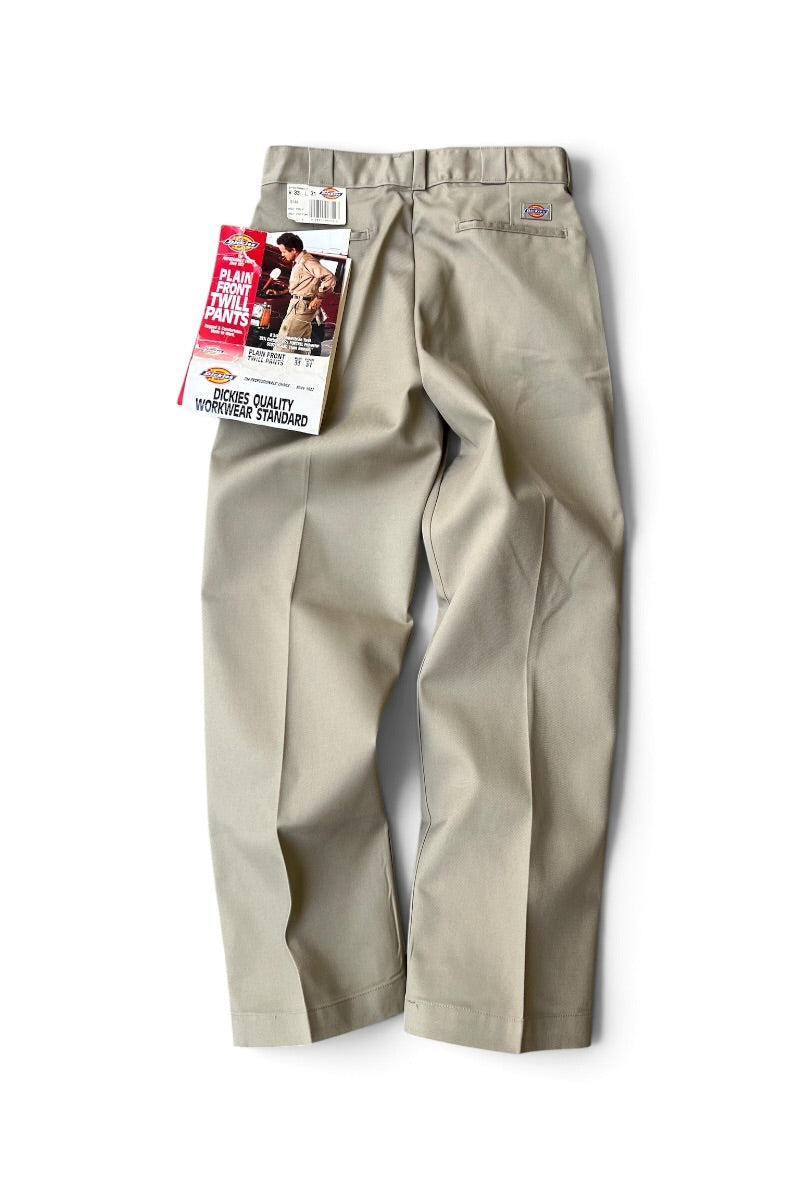 MADE IN USA 80'S 874 WORK PANTS / BEIGE [SIZE: 33 DEADSTOCK/NOS]