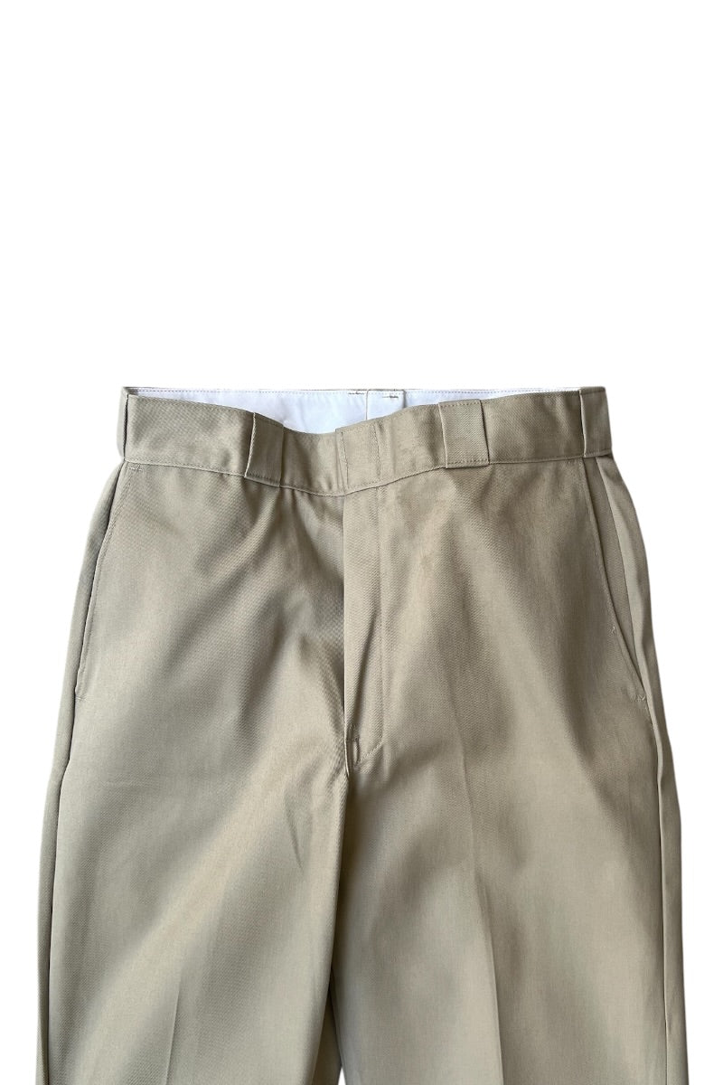MADE IN USA 80'S 874 WORK PANTS / BEIGE [SIZE: 33 DEADSTOCK/NOS]