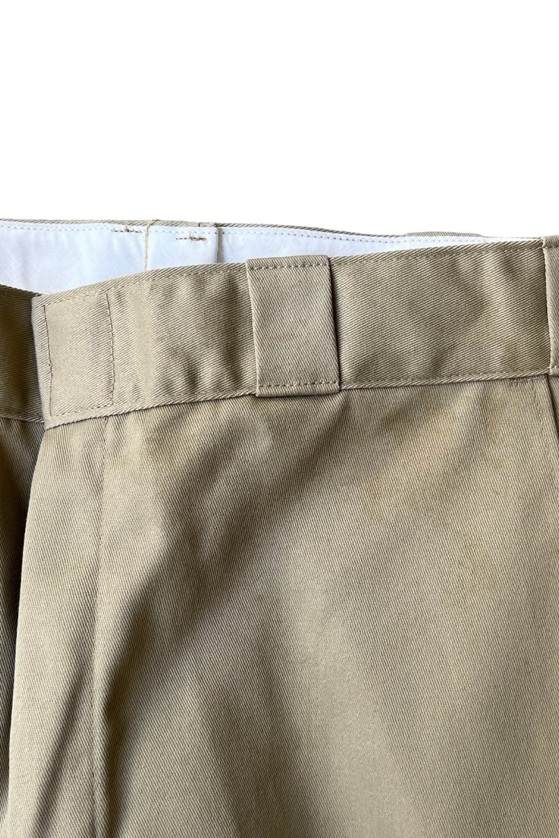 MADE IN USA 80'S 874 WORK PANTS / BEIGE [SIZE: 33 DEADSTOCK/NOS]
