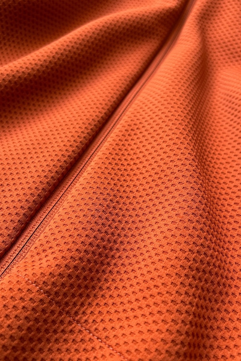 Y2K 05'S ZIP HOODIE JACKET / ORANGE [SIZE: M USED]
