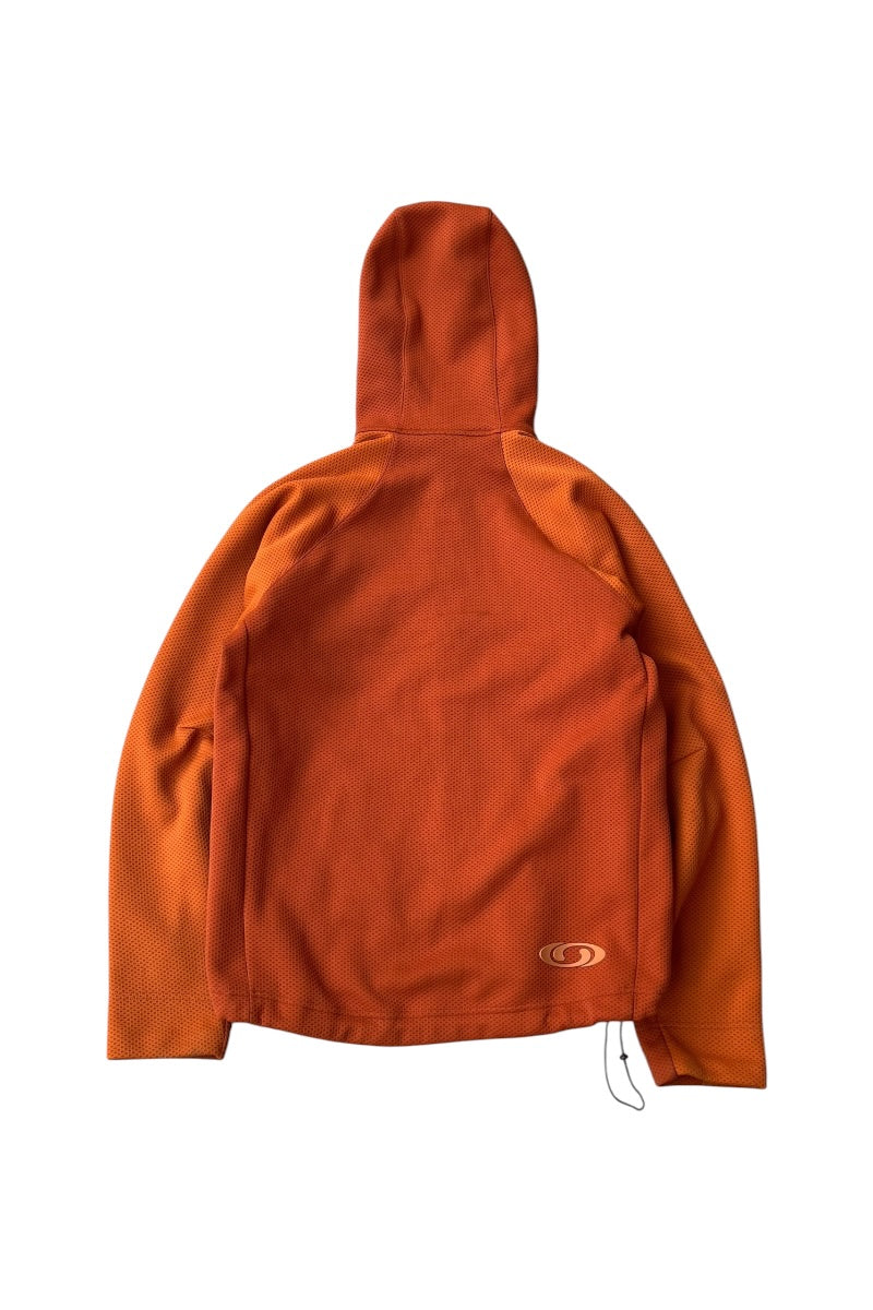 Y2K 05'S ZIP HOODIE JACKET / ORANGE [SIZE: M USED]