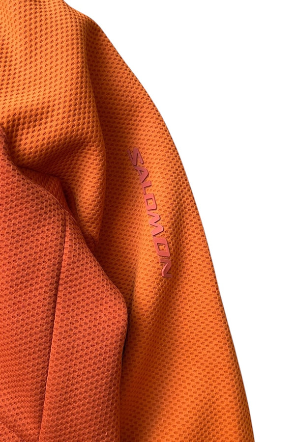 Y2K 05'S ZIP HOODIE JACKET / ORANGE [SIZE: M USED]