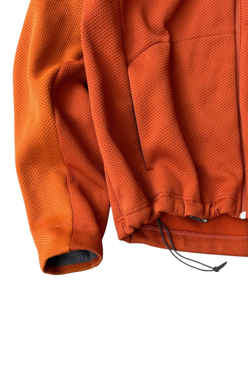 Y2K 05'S ZIP HOODIE JACKET / ORANGE [SIZE: M USED]
