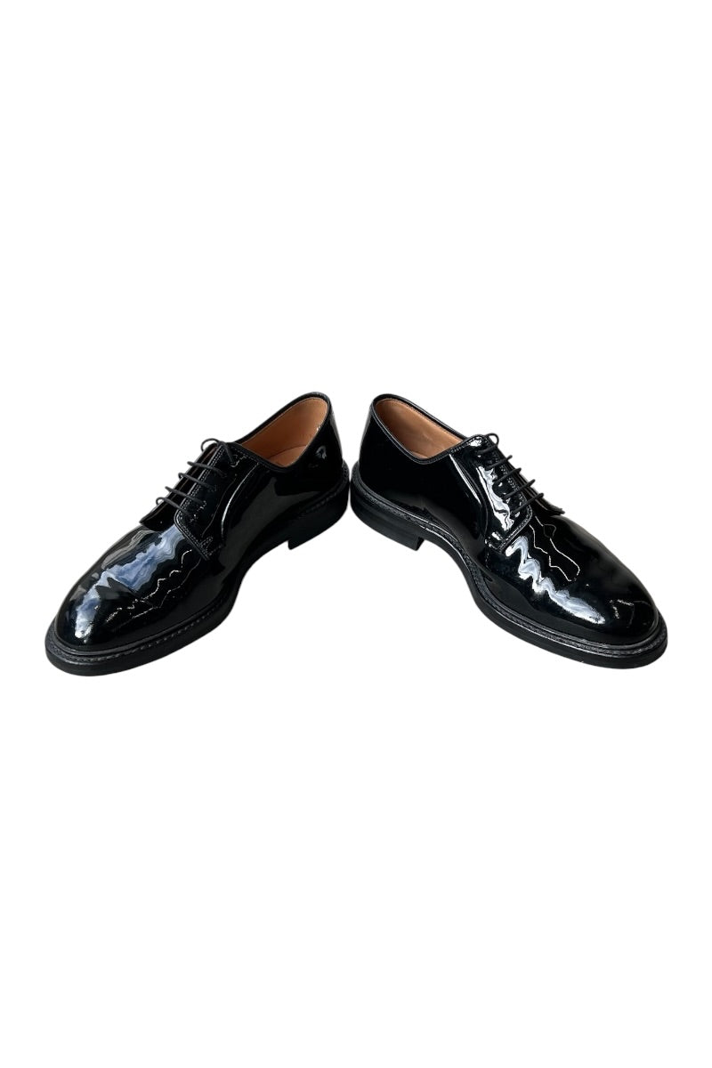 MADE IN ENGLAND LANARK 3 LEATHER DRES SHOES / BLACK [SIZE: 8 (27cm相当) DEADSTOCK/NOS]