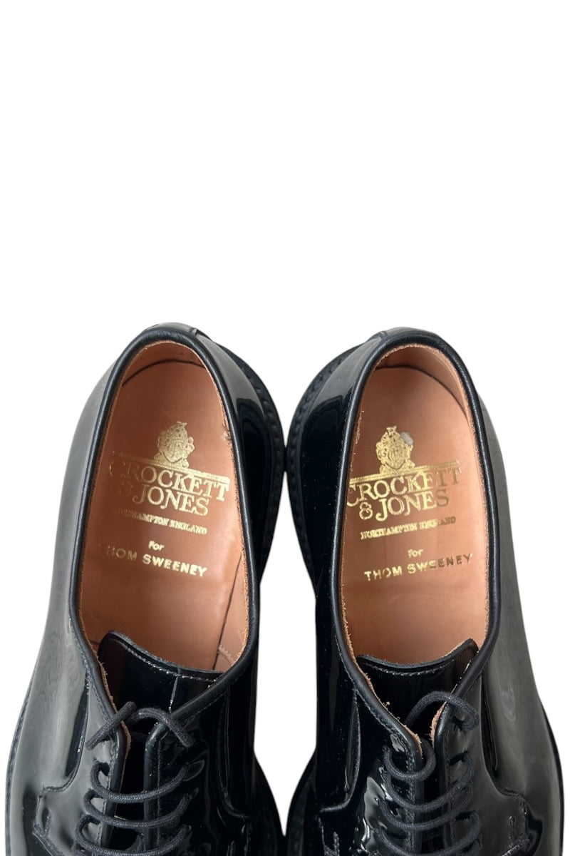 MADE IN ENGLAND LANARK 3 LEATHER DRES SHOES / BLACK [SIZE: 8 (27cm相当) DEADSTOCK/NOS]