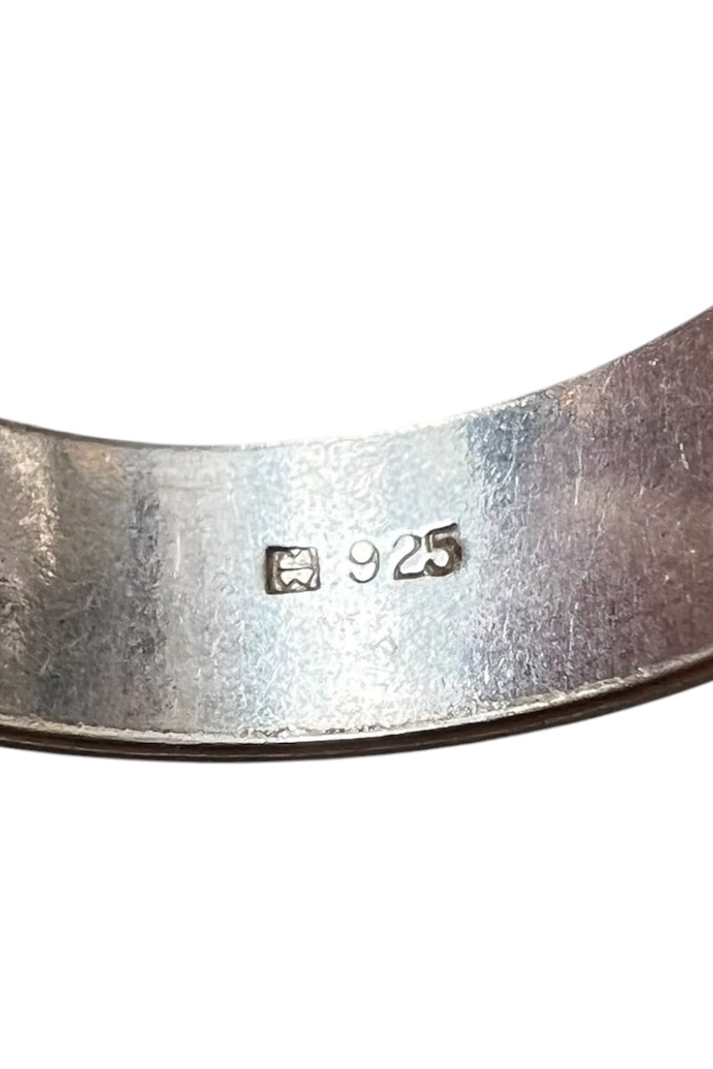 925 SILVER RING / SILVER [SIZE: 19号相当 USED]