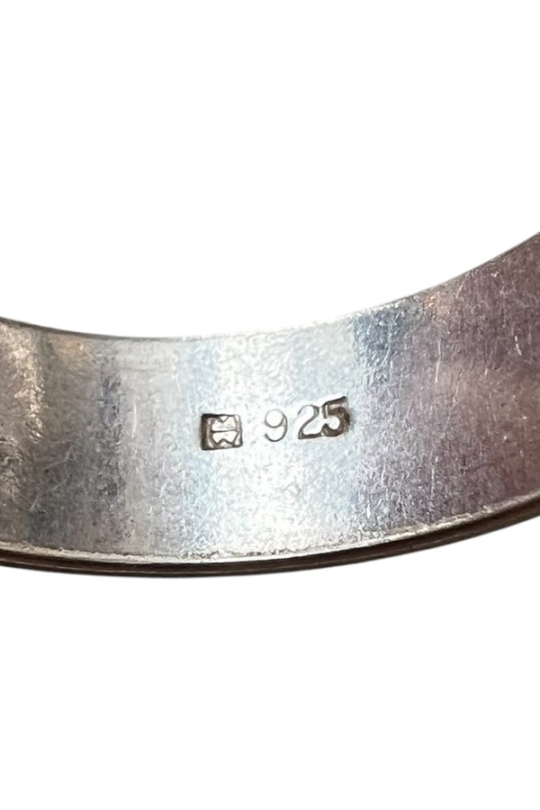 925 SILVER RING / SILVER [SIZE: 19号相当 USED]