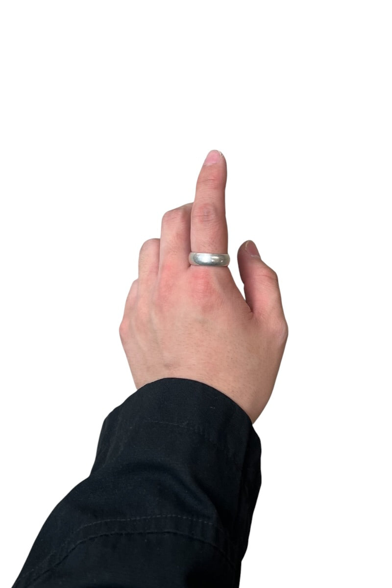 925 SILVER RING / SILVER [SIZE: 19号相当 USED]