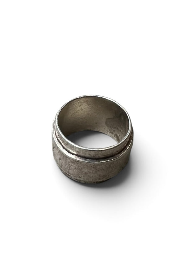 925 SILVER RING / SILVER [SIZE: 16号相当 USED]