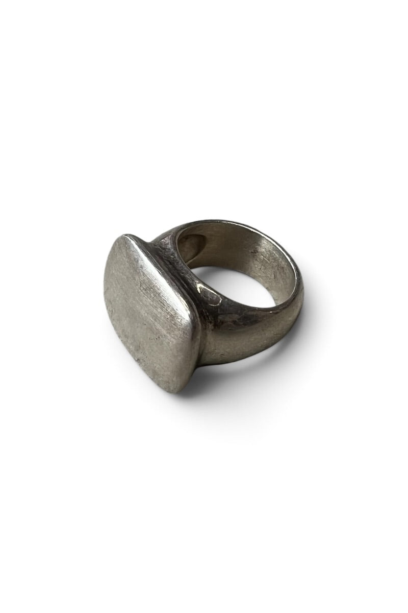 925 SILVER RING / SILVER [SIZE: 15号相当 USED]