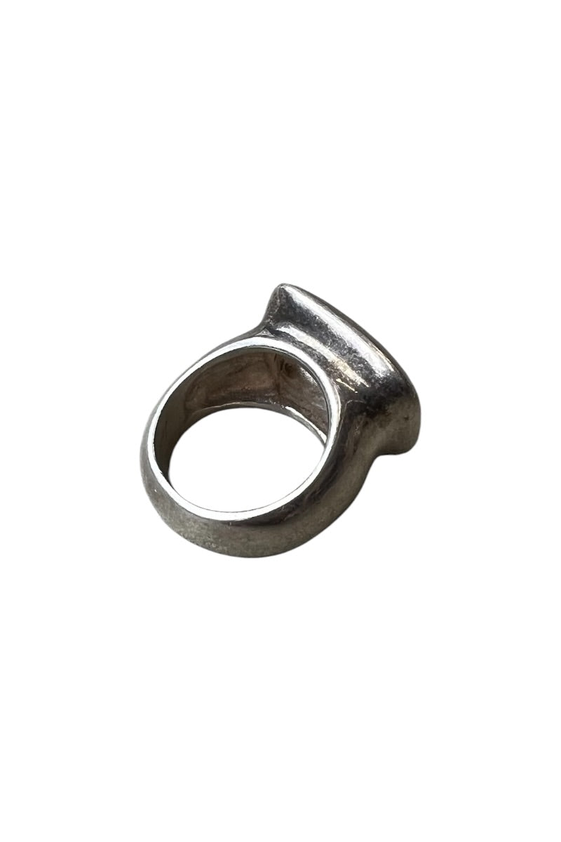 925 SILVER RING / SILVER [SIZE: 15号相当 USED]