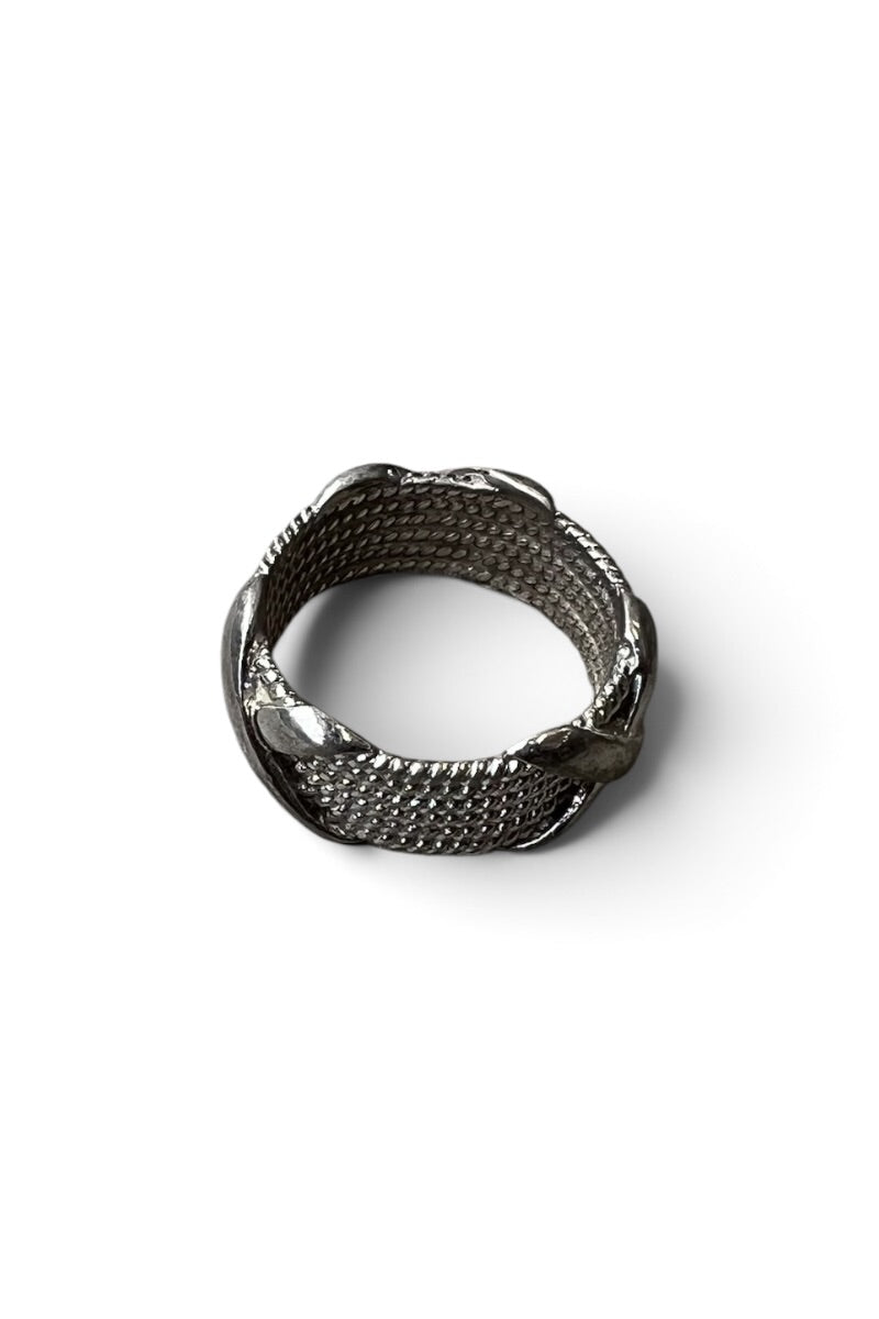 925 SILVER RING / SILVER [SIZE: 16号相当 USED]