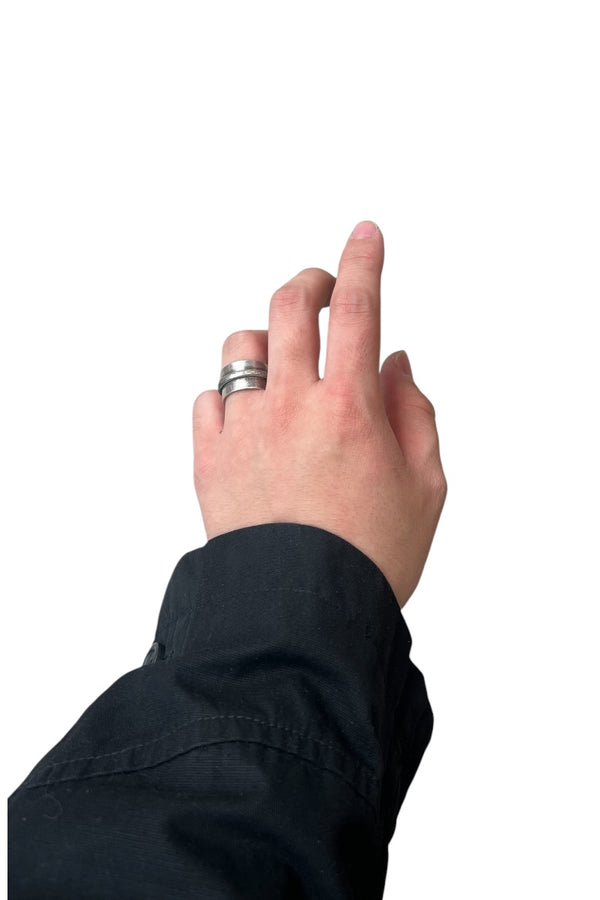 MADE IN MEXICO 925 SILVER RING / SILVER [SIZE: 17号相当 USED]