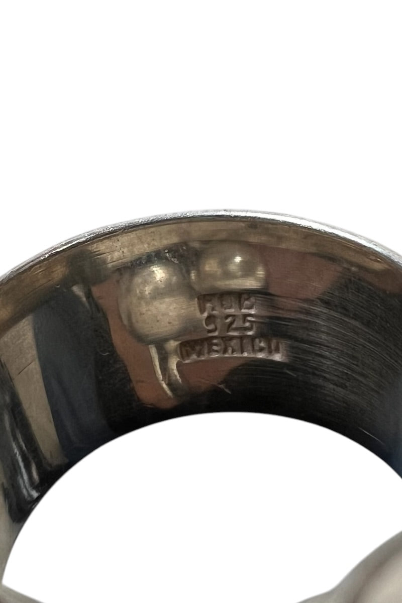 MADE IN MEXICO 925 SILVER RING / SILVER [SIZE: 15号相当 USED]