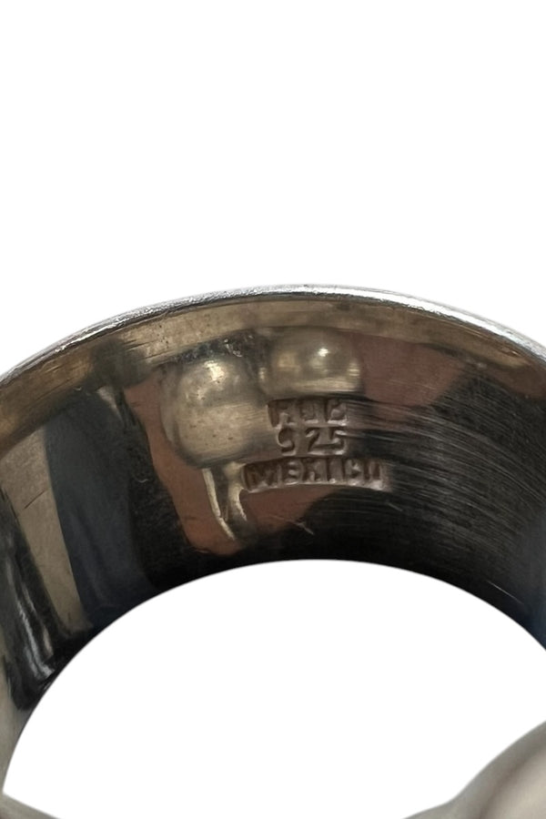 MADE IN MEXICO 925 SILVER RING / SILVER [SIZE: 15号相当 USED]
