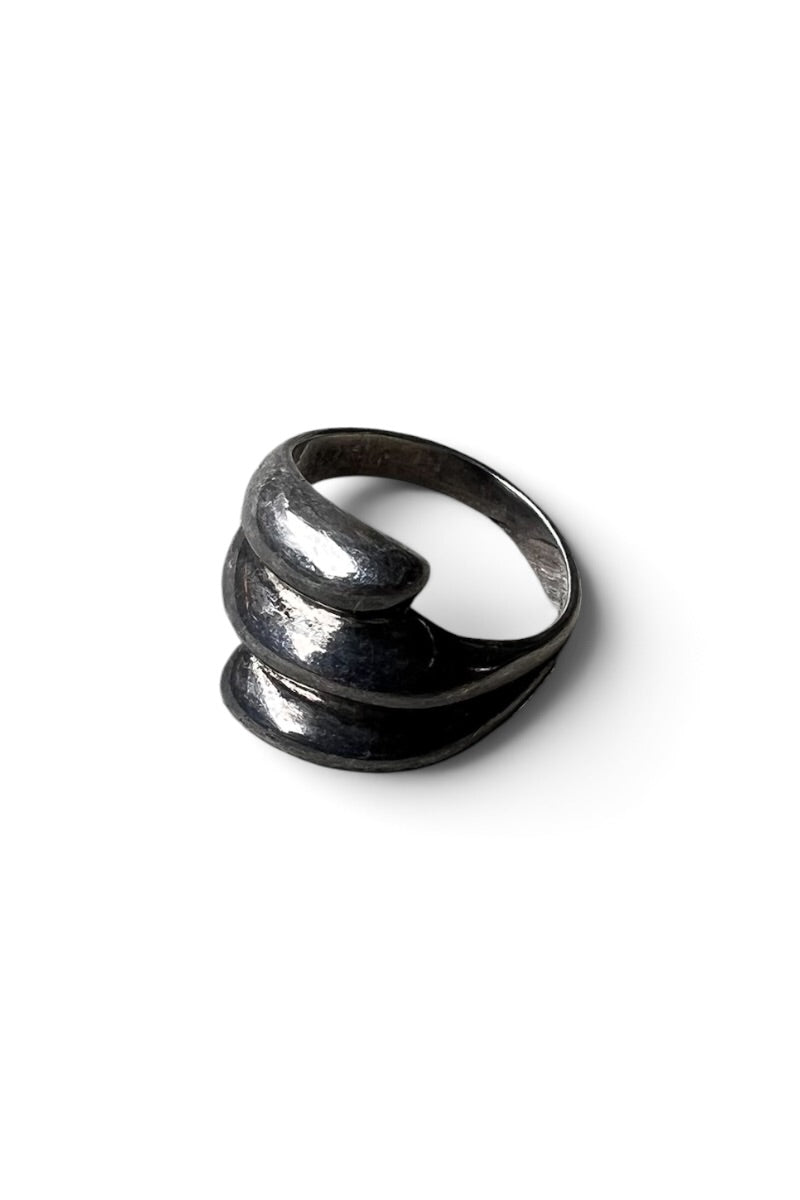 925 SILVER RING / SILVER [SIZE: 15号相当 USED]