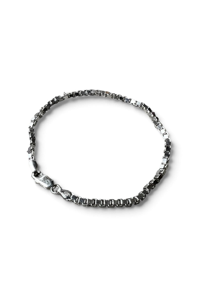 MADE IN ITALY VENETIAN LINK BRACELET / SILVER [SIZE: ONE SIZE USED]