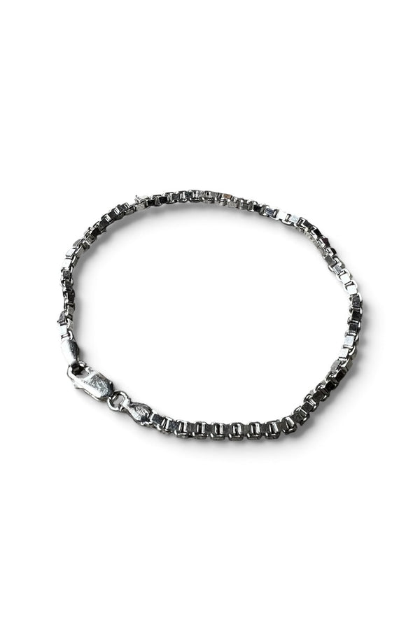 MADE IN ITALY VENETIAN LINK BRACELET / SILVER [SIZE: ONE SIZE USED]
