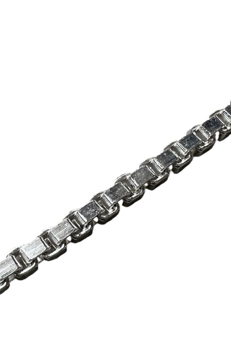 MADE IN ITALY VENETIAN LINK BRACELET / SILVER [SIZE: ONE SIZE USED]
