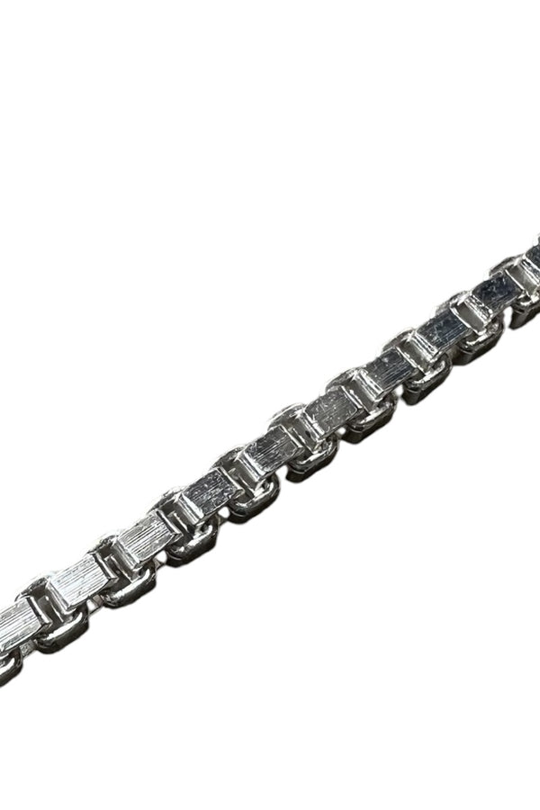 MADE IN ITALY VENETIAN LINK BRACELET / SILVER [SIZE: ONE SIZE USED]