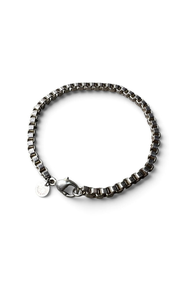 VINTAGE 925 SILVER BRACELET / SILVER [SIZE: ONE SIZE USED]